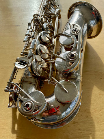 Yamaha YAS 480S Silver-plated Semi Pro Alto Saxophone [As New condition]
